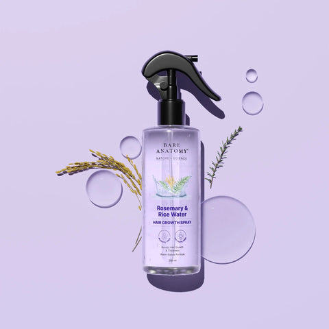 ''Bare Anatomy Rosemary and Rice Water Hair Growth Spray''