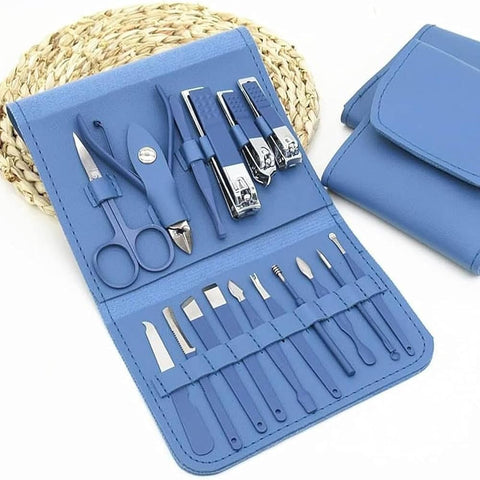 ''16 Piece Premium Personsal Manicure and Pedicure Gromming Kit''