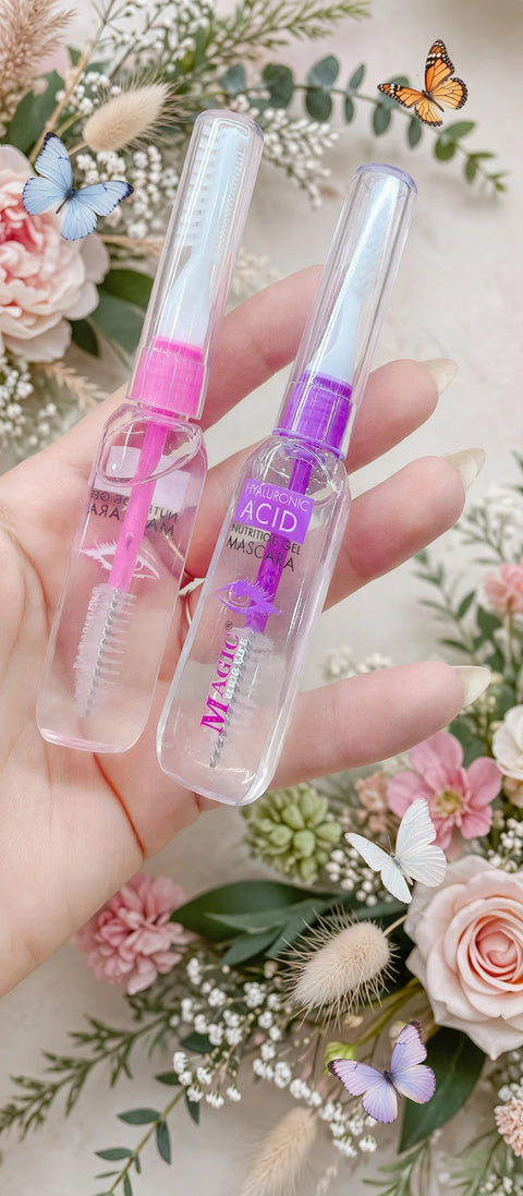 *Magic Transparent Gel Mascara & Brow Gel | Hyaluronic Acid | Natural Lash Lift*