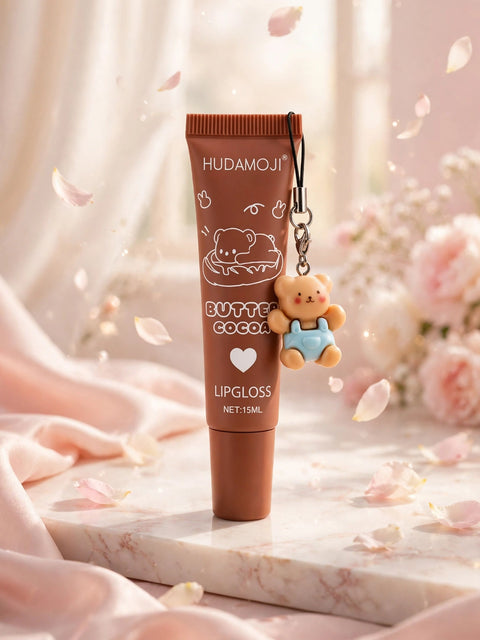 3. *Cute Bear Lip Gloss | Cocoa Butter Gloss for Soft, Plump Lips*